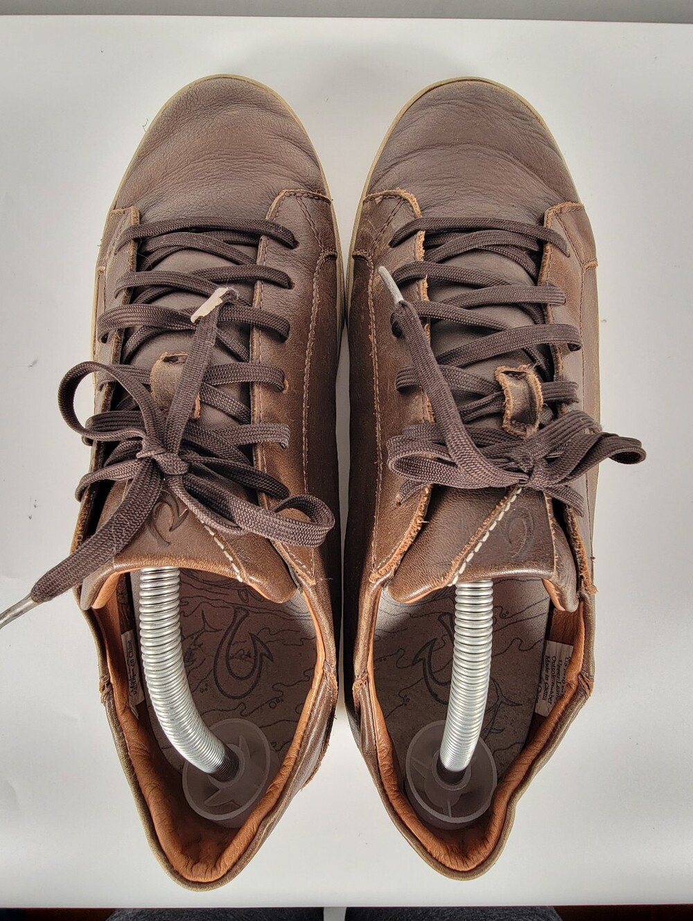 OluKai Men's Kahu Pahaha Shoes In Espresso, Size 10 - Picture 6 of 10